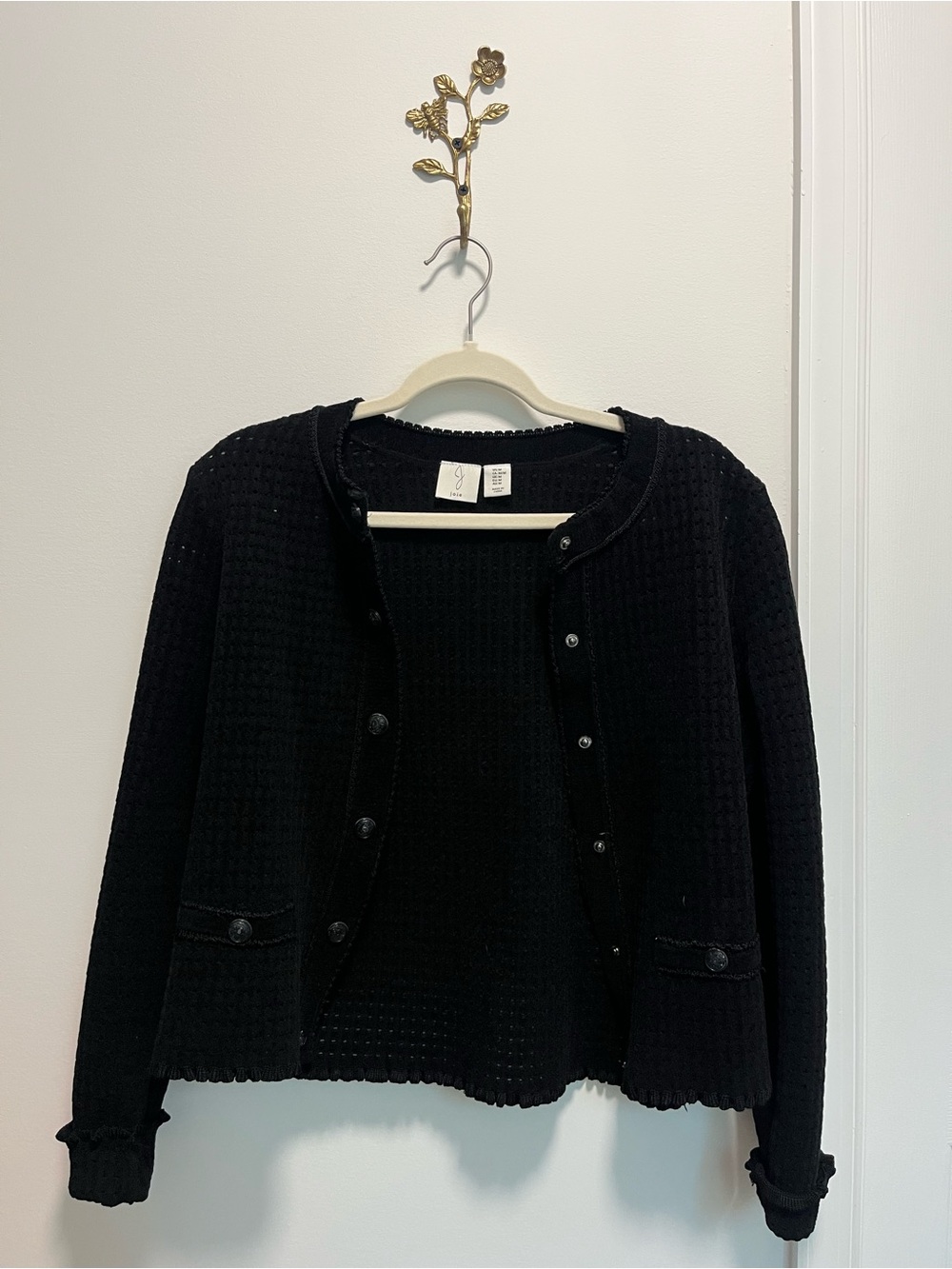 Joie Black buttoned cardigan